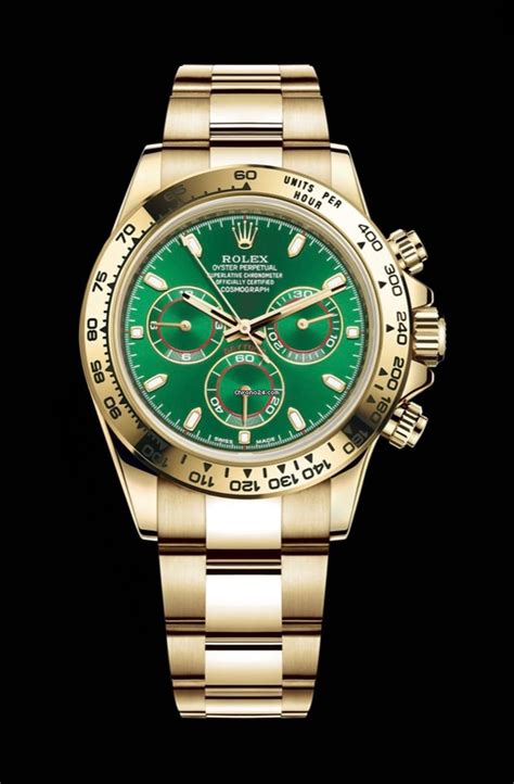 rolex daytona oro e verde prezzo|Rolex Daytona 116508 .